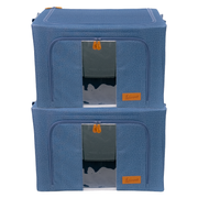 Hoppel 2pk Large Collapsible Triple Access Storage Bin