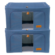 Hoppel 2pk X-Large Collapsible Triple Access Storage Bin