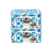 Hoppel 2pk Small Collapsible Triple Access Storage Bin