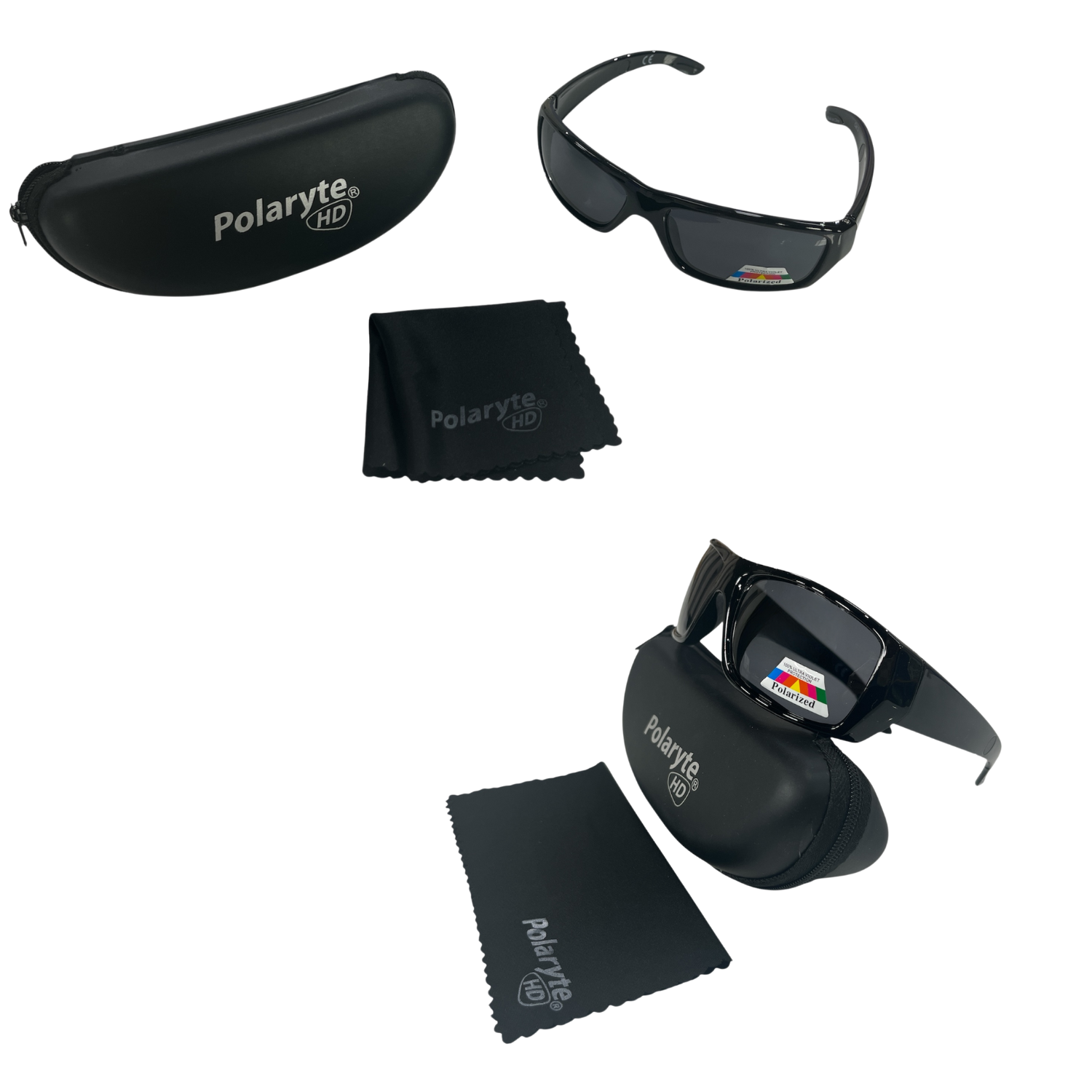 Polaryte High Definition Sunglasses With Magnet Fastener 2pk