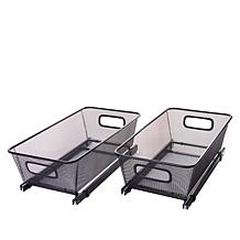 Origami Undercabinet Sliding Baskets - Set of 2